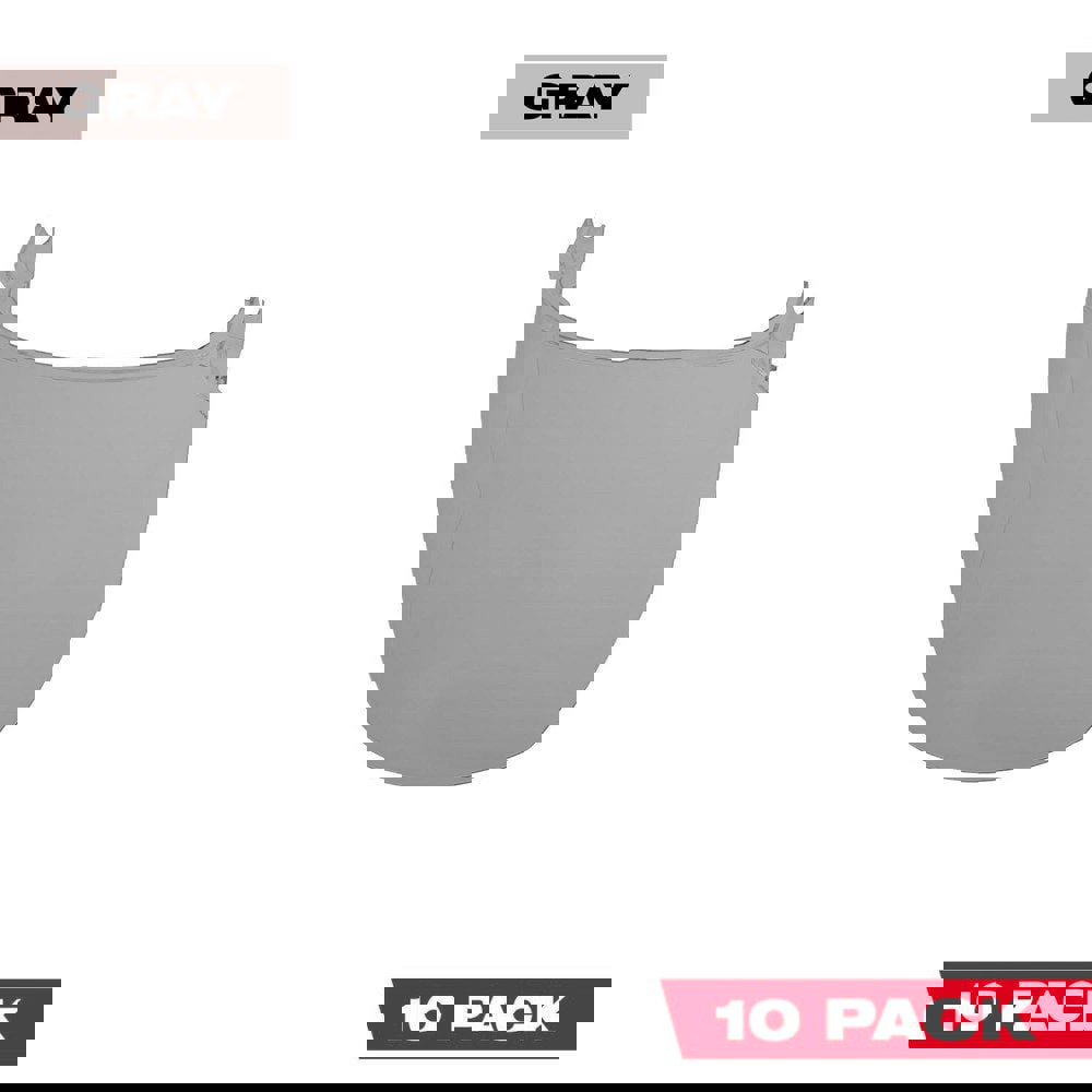 Face Shield Windows & Screens; Product Type: Replacement Lens ; Material: Polycarbonate ; Lens Shade: 9 to 10 ; Window Height (Decimal Inch): 9.0600 ; Window Width (Inch): 11 ; Application: BOLT Front Mount